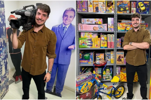 Filho de Gugu revela acervo com mais de 30 mil itens para homenagear pai