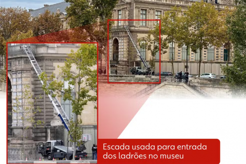 Roubo no Louvre: VÍDEO mostra simulação de como ladrões entraram no museu mais visitado do mundo